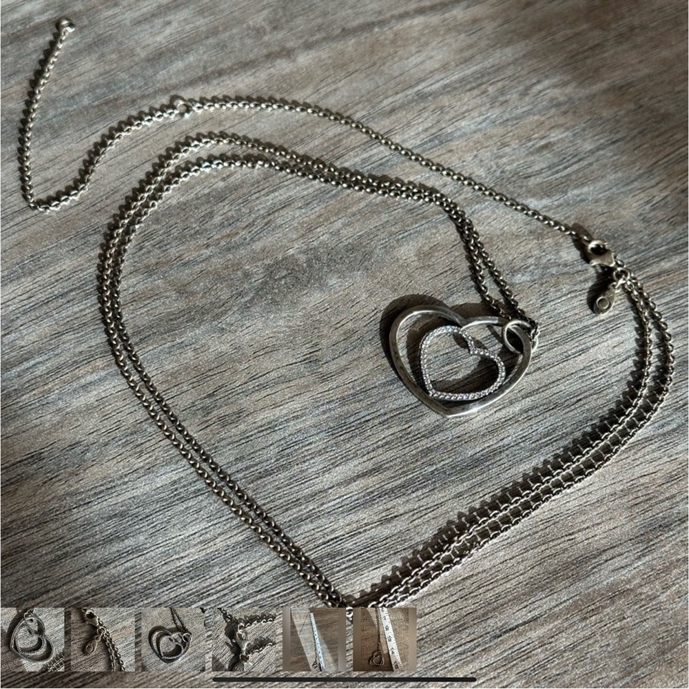 Pandora Elegant Silver Chain Necklace with Angel Wing .925 + 2 more items - Picture 12 of 12